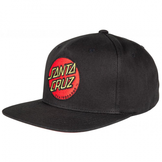 Santa Cruz Classic Dot black Snap back Gorra