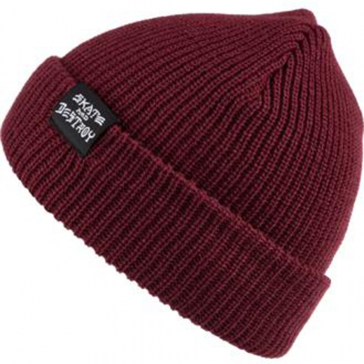 Thrasher Skategoat/Skate & Destroy maroon Gorro