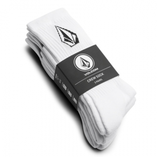Volcom Full Stone white 3er Pack Socken