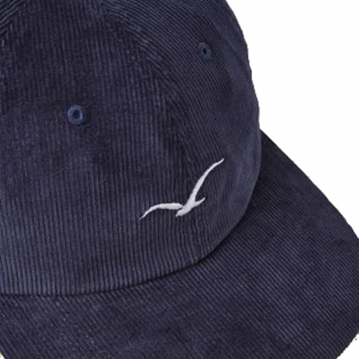 Cleptomanicx Cord Möwe dark navy Snap Back Cap