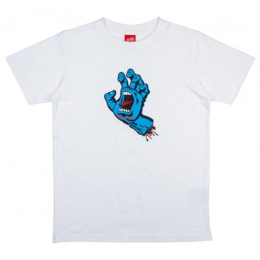Santa Cruz Screaming Hand white Kids T-Shirt