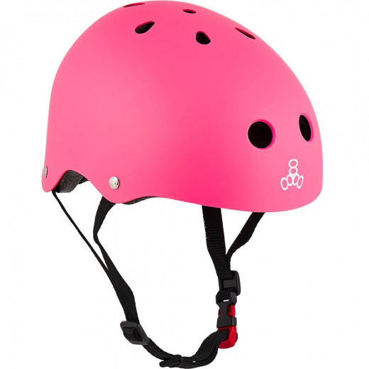 Triple 8 Lil 8 Staab neon pink rubber XXS/XS Kids Helm