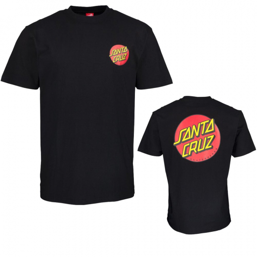 Santa Cruz Classic Dot Chest black T-Shirt