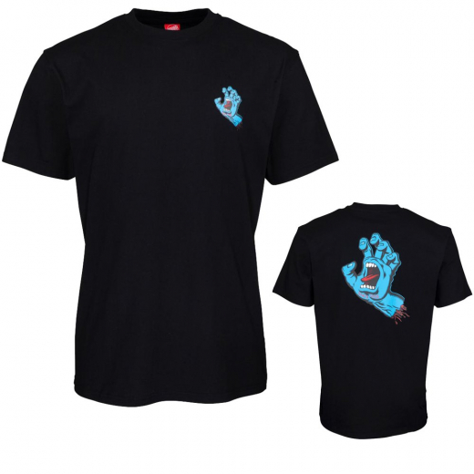 Santa Cruz Screaming Hand Chest black Camiseta