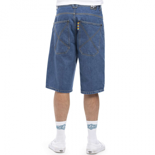 Homeboy x-tra Baggy washed blue Pantalón corto