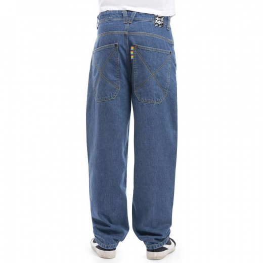 Homeboy x-tra Baggy washed blue Pantalón