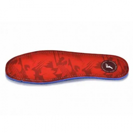Footprint Flat 5mm camo red Insole
