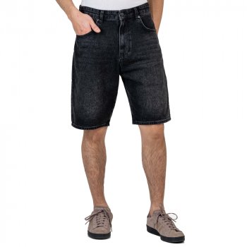 Reell Solid black wash Short