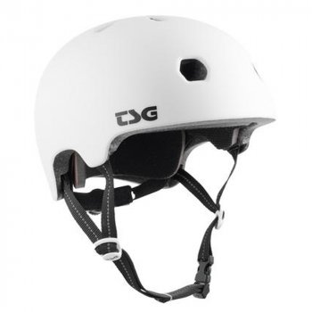 TSG Meta satin white Helmet