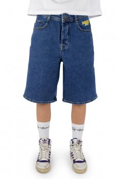 Homeboy Monster Baggy washed blue Short