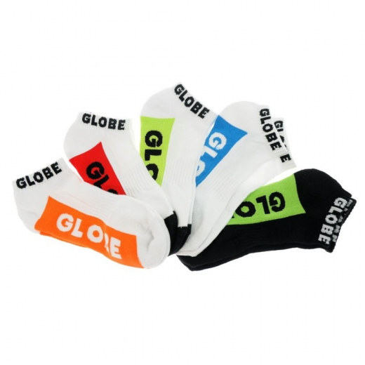 Globe Multi Brights 5er Pack Knöchel Socken