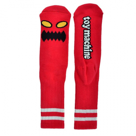 Toy Machine Monster Face red Socken