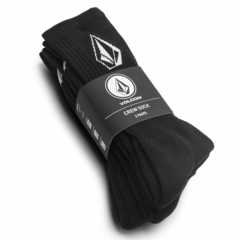 Volcom Full Stone black 3er Pack Socken