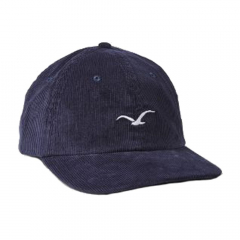 Cleptomanicx Cord Möwe dark navy Snap Back Cap
