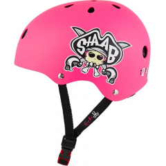 Triple 8 Lil 8 Staab neon pink rubber XXS/XS Kids Helm