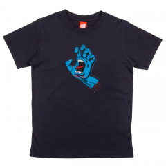 Santa Cruz Screaming Hand black Kids Camiseta