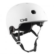 TSG Meta satin white Casco