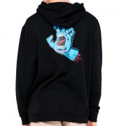 Santa Cruz Screaming Hand Chest black Hooded