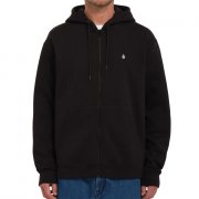 Volcom Single Stone black Sudadera con capucha y zip
