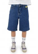 Homeboy Monster Baggy washed blue Short