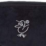 Cleptomanicx Sketch Gull Cord black Hip Bag
