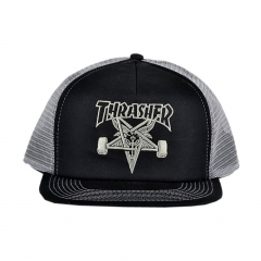 Thrasher Skategoat black/silver Trucker Cap