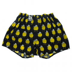 Lousy Livin Zitrone black Boxershort