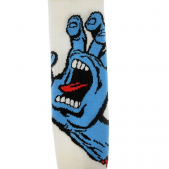 Santa Cruz Screaming Hand white Calcetines